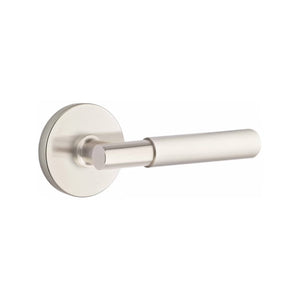 MYLES (MYL) PRIVACY (BED/BATH) LEVER WITH 2-3/8" BACKSET AND 1/4" ROUND FACEPLATE AND STRIKEPLATE