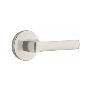 SPENCER (SPN) PRIVACY (BED/BATH) LEVER WITH 2-3/8" BACKSET AND 1/4" ROUND FACEPLATE AND STRIKEPLATE
