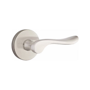 LUZERN (LU) PRIVACY (BED/BATH) LEVER WITH 2-3/8" BACKSET AND 1/4" ROUND FACEPLATE AND STRIKEPLATE