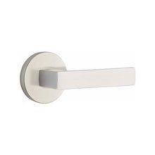 Load image into Gallery viewer, DUMONT (DT) PRIVACY (BED/BATH) LEVER WITH 2-3/8&quot; BACKSET AND 1/4&quot; ROUND FACEPLATE AND STRIKEPLATE
