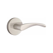 Load image into Gallery viewer, TRITON (TRT) PRIVACY (BED/BATH) LEVER WITH 2-3/8&quot; BACKSET AND 1/4&quot; ROUND FACEPLATE AND STRIKEPLATE
