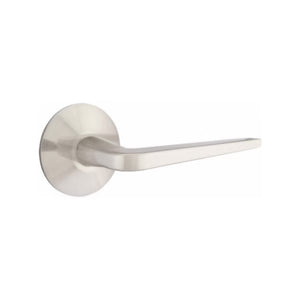 ATHENA (ATN) PRIVACY (BED/BATH) LEVER WITH 2-3/8" BACKSET AND 1/4" ROUND FACEPLATE AND STRIKEPLATE