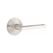 Load image into Gallery viewer, HELIOS (HLO) PASSAGE (HALL/CLOSET) LEVER WITH 2-3/8&quot; BACKSET AND 1/4&quot; ROUND FACEPLATE AND STRIKEPLATE
