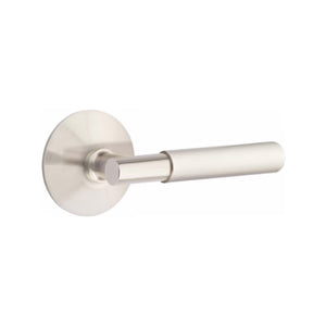 MYLES (MYL) PRIVACY (BED/BATH) LEVER WITH 2-3/8" BACKSET AND 1/4" ROUND FACEPLATE AND STRIKEPLATE