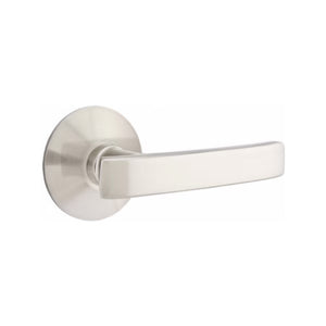 GENEVA (GV) PRIVACY (BED/BATH) LEVER WITH 2-3/8" BACKSET AND 1/4" ROUND FACEPLATE AND STRIKEPLATE
