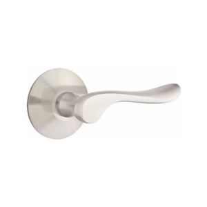 LUZERN (LU) PRIVACY (BED/BATH) LEVER WITH 2-3/8" BACKSET AND 1/4" ROUND FACEPLATE AND STRIKEPLATE