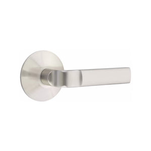 ASTON (AST) PRIVACY (BED/BATH) LEVER WITH 2-3/8" BACKSET AND 1/4" ROUND FACEPLATE AND STRIKEPLATE