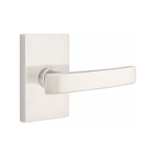 Load image into Gallery viewer, GENEVA (GV) PRIVACY (BED/BATH) LEVER WITH 2-3/8&quot; BACKSET AND 1/4&quot; ROUND FACEPLATE AND STRIKEPLATE
