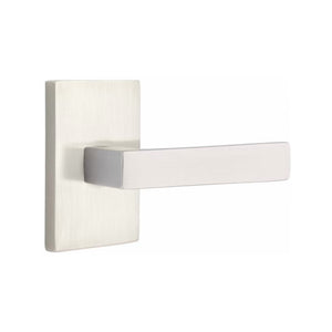 DUMONT (DT) PRIVACY (BED/BATH) LEVER WITH 2-3/8" BACKSET AND 1/4" ROUND FACEPLATE AND STRIKEPLATE