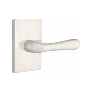BASEL (BA) PRIVACY (BED/BATH) LEVER WITH 2-3/8" BACKSET AND 1/4" ROUND FACEPLATE AND STRIKEPLATE