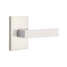 Load image into Gallery viewer, DUMONT (DT) PASSAGE (HALL/CLOSET) LEVER WITH 2-3/8&quot; BACKSET AND 1/4&quot; ROUND FACEPLATE AND STRIKEPLATE
