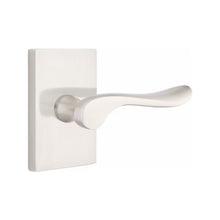 Load image into Gallery viewer, LUZERN (LU) PRIVACY (BED/BATH) LEVER WITH 2-3/8&quot; BACKSET AND 1/4&quot; ROUND FACEPLATE AND STRIKEPLATE
