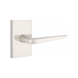ATHENA (ATN) PRIVACY (BED/BATH) LEVER WITH 2-3/8" BACKSET AND 1/4" ROUND FACEPLATE AND STRIKEPLATE