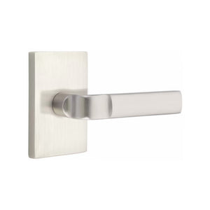 ASTON (AST) PRIVACY (BED/BATH) LEVER WITH 2-3/8" BACKSET AND 1/4" ROUND FACEPLATE AND STRIKEPLATE
