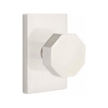 Load image into Gallery viewer, OCTAGON (OCT) PASSAGE (HALL/CLOSET) KNOB WITH 2-3/8&quot; BACKSET AND 1/4&quot; ROUND FACEPLATE AND STRIKEPLATE
