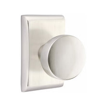 Load image into Gallery viewer, ARES SATIN NICKEL (US15) HANDLESET DUMMY [4807] W/ 2-3/8&quot; BACKSET AND 1/4&quot; ROUND FACEPLATE AND STRIKEPLATE W/ INTERIOR KNOB

