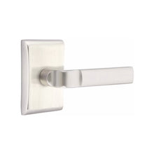 Load image into Gallery viewer, ASTON (AST) PRIVACY (BED/BATH) LEVER WITH 2-3/8&quot; BACKSET AND 1/4&quot; ROUND FACEPLATE AND STRIKEPLATE
