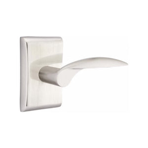 MERCURY (MC) PRIVACY (BED/BATH) LEVER WITH 2-3/8" BACKSET AND 1/4" ROUND FACEPLATE AND STRIKEPLATE