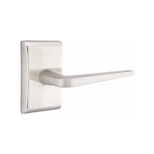 ATHENA (ATN) PRIVACY (BED/BATH) LEVER WITH 2-3/8" BACKSET AND 1/4" ROUND FACEPLATE AND STRIKEPLATE