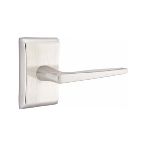 HERMES (HER) PASSAGE (HALL/CLOSET) LEVER WITH 2-3/8" BACKSET AND 1/4" ROUND FACEPLATE AND STRIKEPLATE