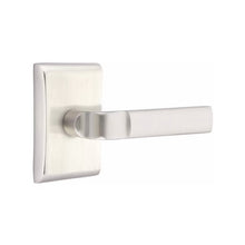 Load image into Gallery viewer, ASTON (AST) PASSAGE (HALL/CLOSET) LEVER WITH 2-3/8&quot; BACKSET AND 1/4&quot; ROUND FACEPLATE AND STRIKEPLATE
