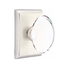 Load image into Gallery viewer, HAMPTON GLASS (HT) DUMMY (PAIR) KNOB WITH MODERN ROSETTE
