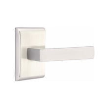 Load image into Gallery viewer, DUMONT (DT) PASSAGE (HALL/CLOSET) LEVER WITH 2-3/8&quot; BACKSET AND 1/4&quot; ROUND FACEPLATE AND STRIKEPLATE
