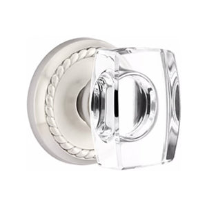 WINDSOR GLASS (WS) DUMMY (PAIR) KNOB WITH TRADITIONAL ROSETTE