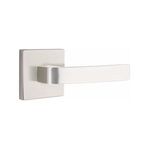 BRESLIN (BRL) PASSAGE (HALL/CLOSET) LEVER WITH 2-3/8" BACKSET AND 1/4" ROUND FACEPLATE AND STRIKEPLATE
