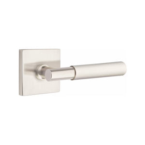 MYLES (MYL) PASSAGE (HALL/CLOSET) LEVER WITH 2-3/8" BACKSET AND 1/4" ROUND FACEPLATE AND STRIKEPLATE