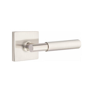 MYLES (MYL) PRIVACY (BED/BATH) LEVER WITH 2-3/8" BACKSET AND 1/4" ROUND FACEPLATE AND STRIKEPLATE