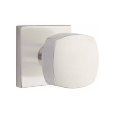 Load image into Gallery viewer, BADEN SATIN NICKEL (US15) HANDLESET SINGLE-CYLINDER [4820] W/ 2-3/8&quot; BACKSET AND 1/4&quot; ROUND FACEPLATE AND STRIKEPLATE W/ INTERIOR KNOB
