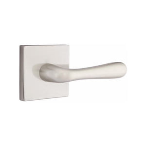 BASEL (BA) PRIVACY (BED/BATH) LEVER WITH 2-3/8" BACKSET AND 1/4" ROUND FACEPLATE AND STRIKEPLATE