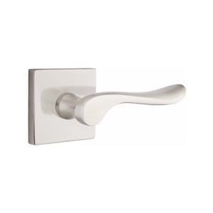 LUZERN (LU) PRIVACY (BED/BATH) LEVER WITH 2-3/8" BACKSET AND 1/4" ROUND FACEPLATE AND STRIKEPLATE