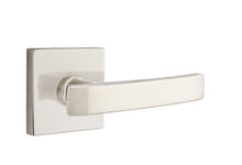 Load image into Gallery viewer, GENEVA (GV) PASSAGE (HALL/CLOSET) LEVER WITH 2-3/8&quot; BACKSET AND 1/4&quot; ROUND FACEPLATE AND STRIKEPLATE
