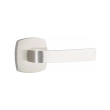 Load image into Gallery viewer, BRESLIN (BRL) PASSAGE (HALL/CLOSET) LEVER WITH 2-3/8&quot; BACKSET AND 1/4&quot; ROUND FACEPLATE AND STRIKEPLATE
