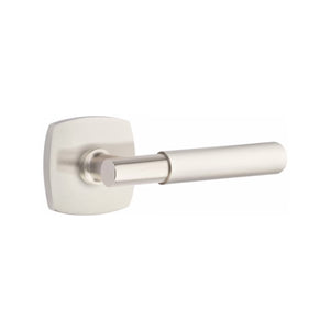 MYLES (MYL) PASSAGE (HALL/CLOSET) LEVER WITH 2-3/8" BACKSET AND 1/4" ROUND FACEPLATE AND STRIKEPLATE