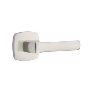 SPENCER (SPN) PRIVACY (BED/BATH) LEVER WITH 2-3/8" BACKSET AND 1/4" ROUND FACEPLATE AND STRIKEPLATE