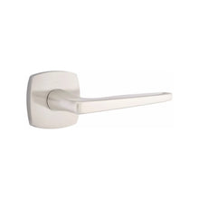 Load image into Gallery viewer, URBAN MODERN SECTIONAL SATIN NICKEL (US15) HANDLESET SINGLE-CYLINDER [4715] W/ 2-3/8&quot; BACKSET AND 1/4&quot; ROUND FACEPLATE AND STRIKEPLATE W/ INTERIOR LEVER
