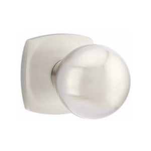 ORB (OR) PRIVACY (BED/BATH) KNOB WITH 2-3/8" BACKSET AND 1/4" ROUND FACEPLATE AND STRIKEPLATE