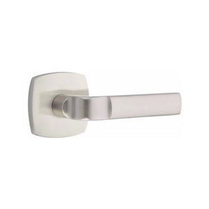 ASTON (AST) PRIVACY (BED/BATH) LEVER WITH 2-3/8" BACKSET AND 1/4" ROUND FACEPLATE AND STRIKEPLATE