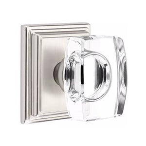 WINDSOR GLASS (WS) DUMMY (PAIR) KNOB WITH TRADITIONAL ROSETTE