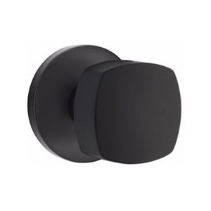 FREESTONE (FRK) PRIVACY (BED/BATH) KNOB WITH 2-3/8" BACKSET AND 1/4" ROUND FACEPLATE AND STRIKEPLATE