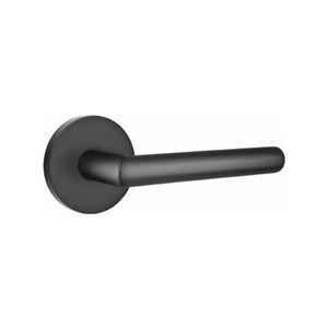 STUTTGART (STU) PRIVACY (BED/BATH) LEVER WITH 2-3/8" BACKSET AND 1/4" ROUND FACEPLATE AND STRIKEPLATE