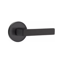 Load image into Gallery viewer, DUMONT (DT) PASSAGE (HALL/CLOSET) LEVER WITH 2-3/8&quot; BACKSET AND 1/4&quot; ROUND FACEPLATE AND STRIKEPLATE
