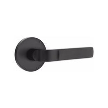 Load image into Gallery viewer, ASTON (AST) PASSAGE (HALL/CLOSET) LEVER WITH 2-3/8&quot; BACKSET AND 1/4&quot; ROUND FACEPLATE AND STRIKEPLATE
