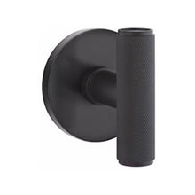 Load image into Gallery viewer, THE ACE KNURLED (ACEKN) PRIVACY (BED/BATH) KNOB WITH 2-3/8&quot; BACKSET AND 1/4&quot; ROUND FACEPLATE AND STRIKEPLATE
