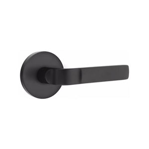 ASTON (AST) PRIVACY (BED/BATH) LEVER WITH 2-3/8" BACKSET AND 1/4" ROUND FACEPLATE AND STRIKEPLATE