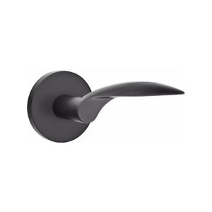 MERCURY (MC) PRIVACY (BED/BATH) LEVER WITH 2-3/8" BACKSET AND 1/4" ROUND FACEPLATE AND STRIKEPLATE