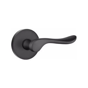 LUZERN (LU) PRIVACY (BED/BATH) LEVER WITH 2-3/8" BACKSET AND 1/4" ROUND FACEPLATE AND STRIKEPLATE